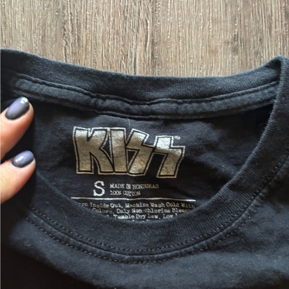 kiss band tee cropped - Picture 2 of 2